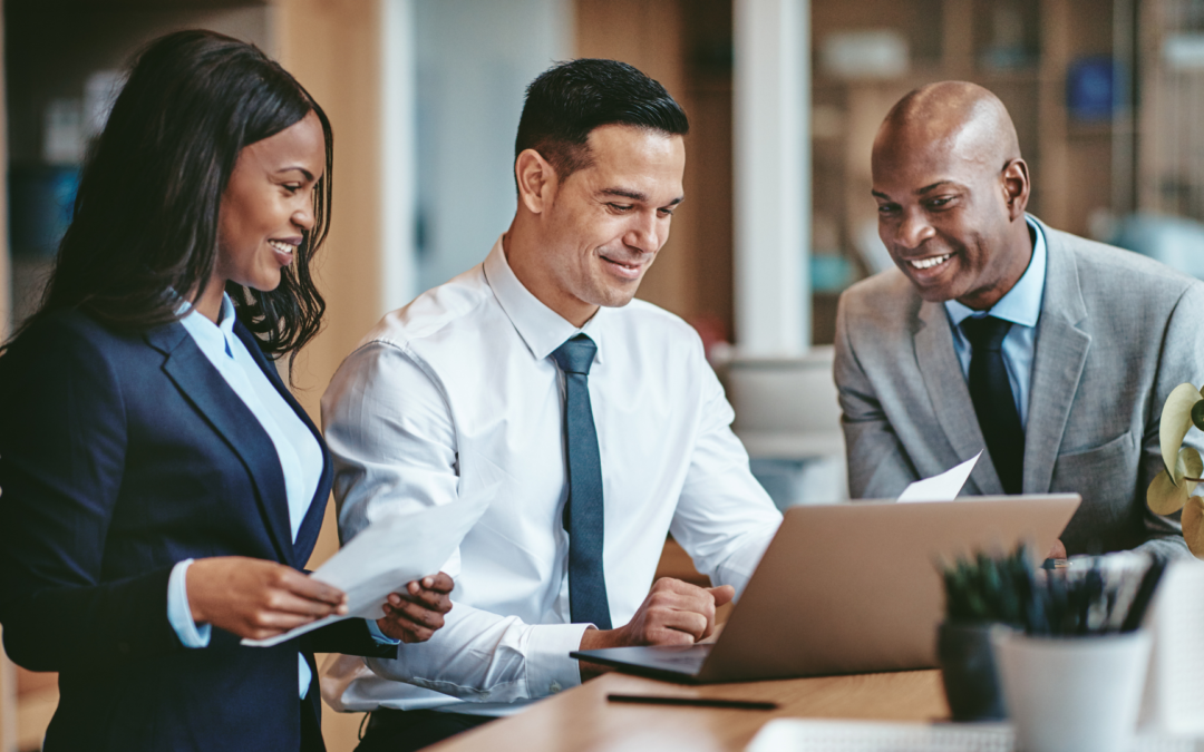 A diverse group of potential business buyers, symbolizing the range Meritus Group caters to.